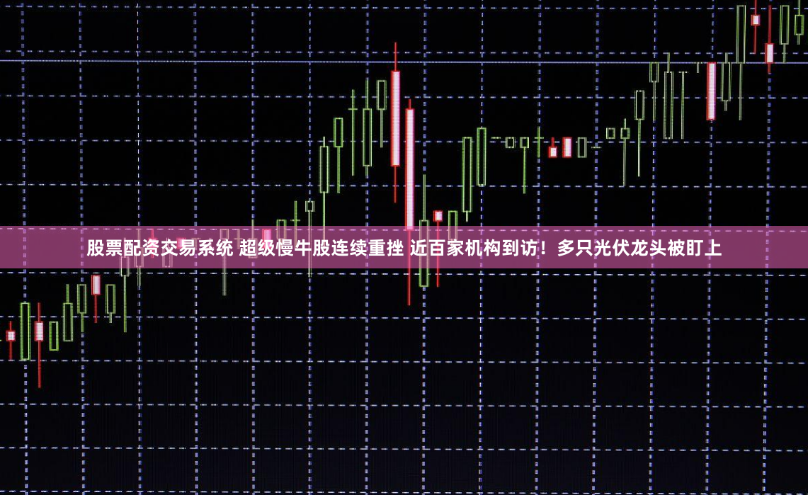 股票配资交易系统 超级慢牛股连续重挫 近百家机构到访！多只光伏龙头被盯上